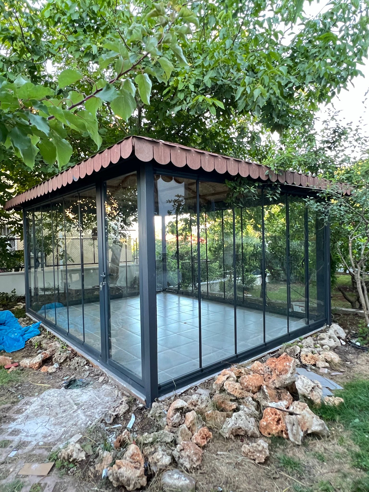 Katlanan camlı kış bahçesi — Soğucak Yaylası